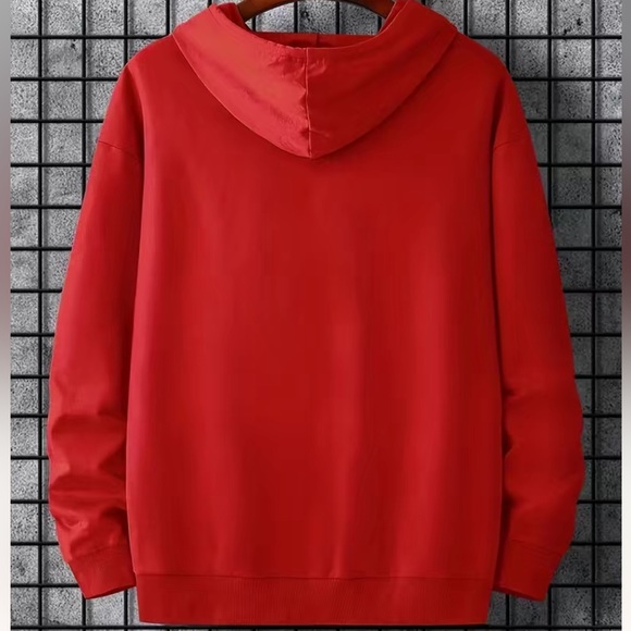 NWT 🌱 RED “A LITTLE HIGH MAINTENANCE” HOODED CANNABIS SWEATSHIRT Size Unisex M - Picture 3 of 8